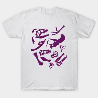 Dinosaur Bones (Purple) T-Shirt